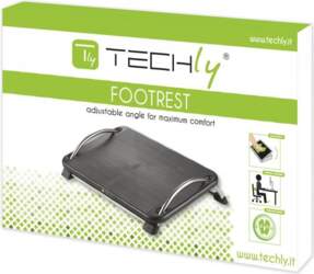 Techly Ergonomic footrest with angle adjustment