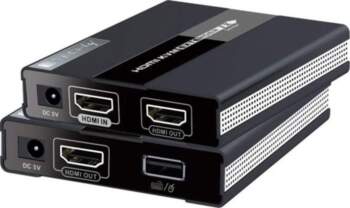 TECHLY HDMI KVM Extender on network