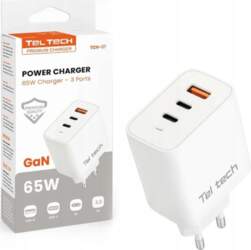 Teltech charger GaN USB / 2x
