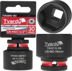 Tvardy Impact socket 1/2`` 6-point 30mm