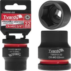 Tvardy Impact socket 3/4`` 6-point 22mm