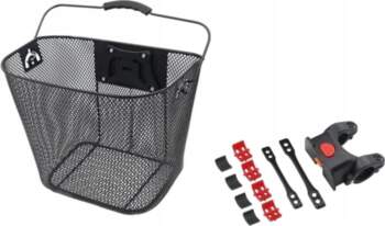Verso Front bicycle basket with quick