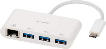 Vivanco adapteris USB-C - LAN +