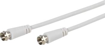 Vivanco cable SAT F 10m white