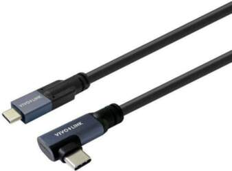 VivoLink USB-C to USB-C angle Cable