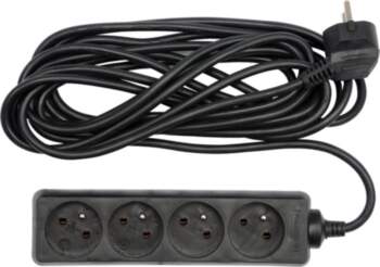 Vorel Electrical extension cable with grounding