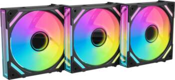 WingBoost 4 (schwarz  3er-Pack  120 mm)