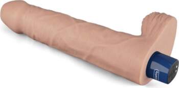 9" REAL SOFTEE Rechargeable TPE Vibrating