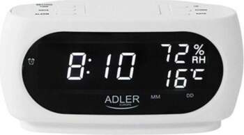 Adler LED clock with thermometer  AD