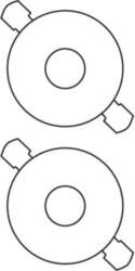 Avery Classic Size CD Labels  White
