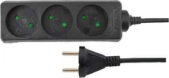 AWTools home extension cord  black  ungrounded