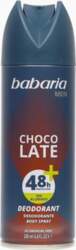 Babaria   Chocolate  48h Protection  Deodorant Spray