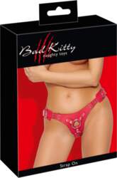 Bad Kitty Adjustable Red Strap-On Harness