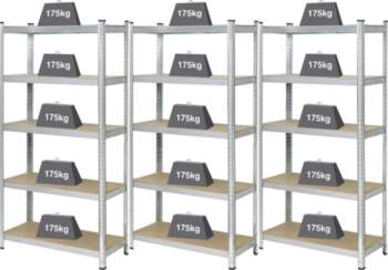 Basetech Basetech 2142910 Reol til tunge