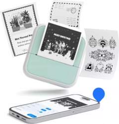Bluetooth Thermal Printer For Photos Stickers