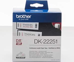 Brother Continuous Paper roll 62mm Black