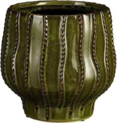CERAMIC POT CATHY D22 H22CM GREEN