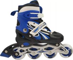 Children`s Adjustable Blue Solid Roller Skates