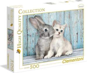 Clementoni Cat with a rabbit 500