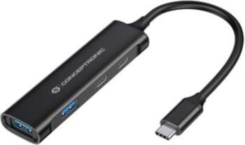 CONCEPTRONIC USB-Hub 4-Port 3.0 -2xUSB-C/A