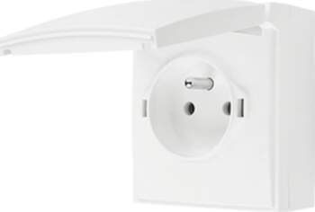 Contact-Simon Simon Aquaclick IP44 socket single