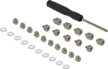 Delock Mounting kit 31 pieces for