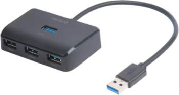 Deltaco UH-735 interface hub USB 3