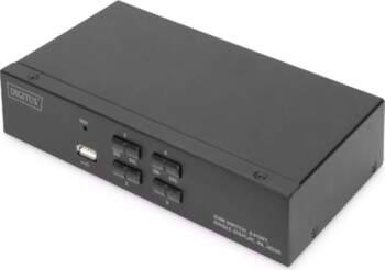 Digitus KVM Switch  4 Port  Single