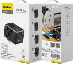 Adapter podróżny Dudao A35Pro 35W EU