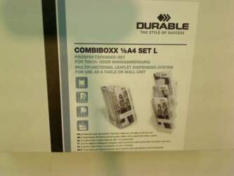 Durable Leaflet Leaflets 1/3 A4 COMBIBOXX