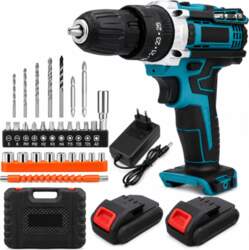 EXTRALINK TOOLS CORDLESS DRILL DRIVER BLUE