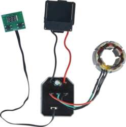 Geko PCB (electronics assembly) + motor