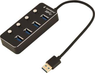 Gembird UHB-U3P4P-01 interface hub USB 3