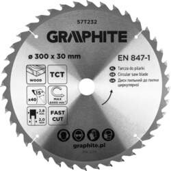 Graphite Wood cutting disc GRAPHITE 300