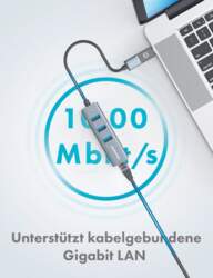Graugear USB-Hub 3x USB 3.0