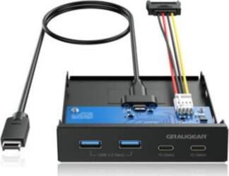GRAUGEAR USB-HUB Multi Front Panel USB