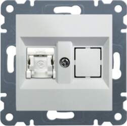Hager LUMINA2 Single computer socket RJ45