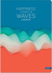 HARD COVER NOTEBOOK A5 WAVES SQUARED