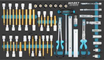 Hazet screwdriver socket set 163-603/52  size