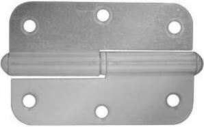 HINGE 6511K/ZDM 95X66MM LEFT YELLOW ZINC