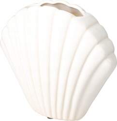 Home Styling Collection Shell-shaped ceramic vase