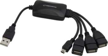 HUB USB Esperanza 1x microUSB +
