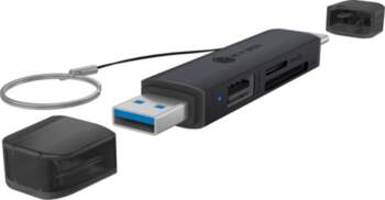 ICY BOX 3w1 USB-A/C  SD  MicroSD
