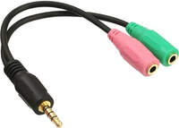 InLine Mobil Headset Adapterkabel 99302I