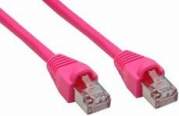 InLine Patchcord SF/UTP Cat.5e pink