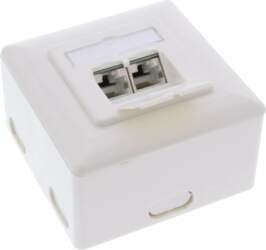 InLine Wall Plate Cat.6A surface