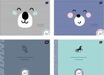 Interprint Notebook A4/32K double line for