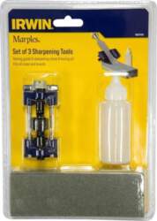 IRWIN CHISEL SHARPENING SET WITH WHETSTONE