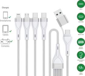 Kabel USB 4smarts USB-A + USB-C