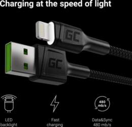 Kabel USB Green Cell USB-A -